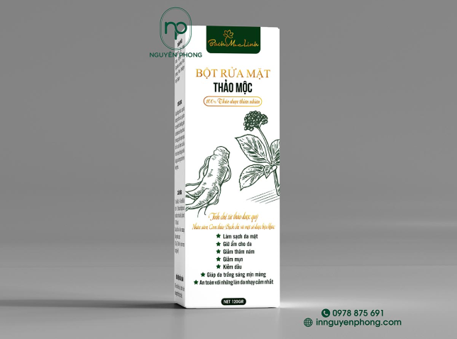 Bố cục trên hộp dễ nhìn chuyên nghiệp
